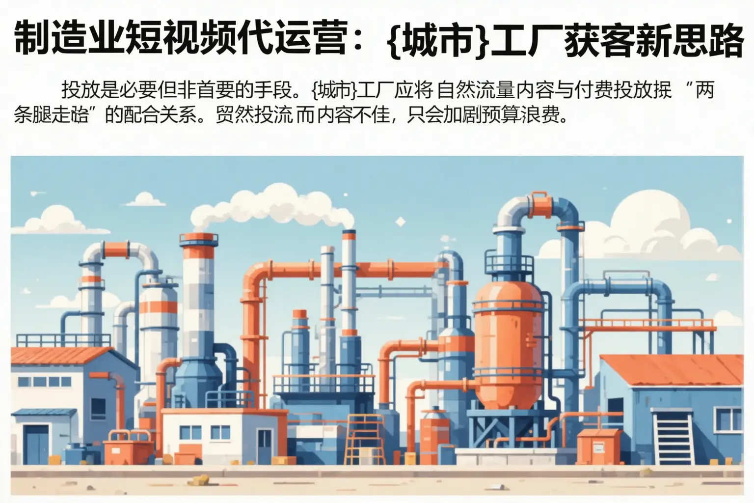 制造业短视频代运营:贾汪工厂获客新思路